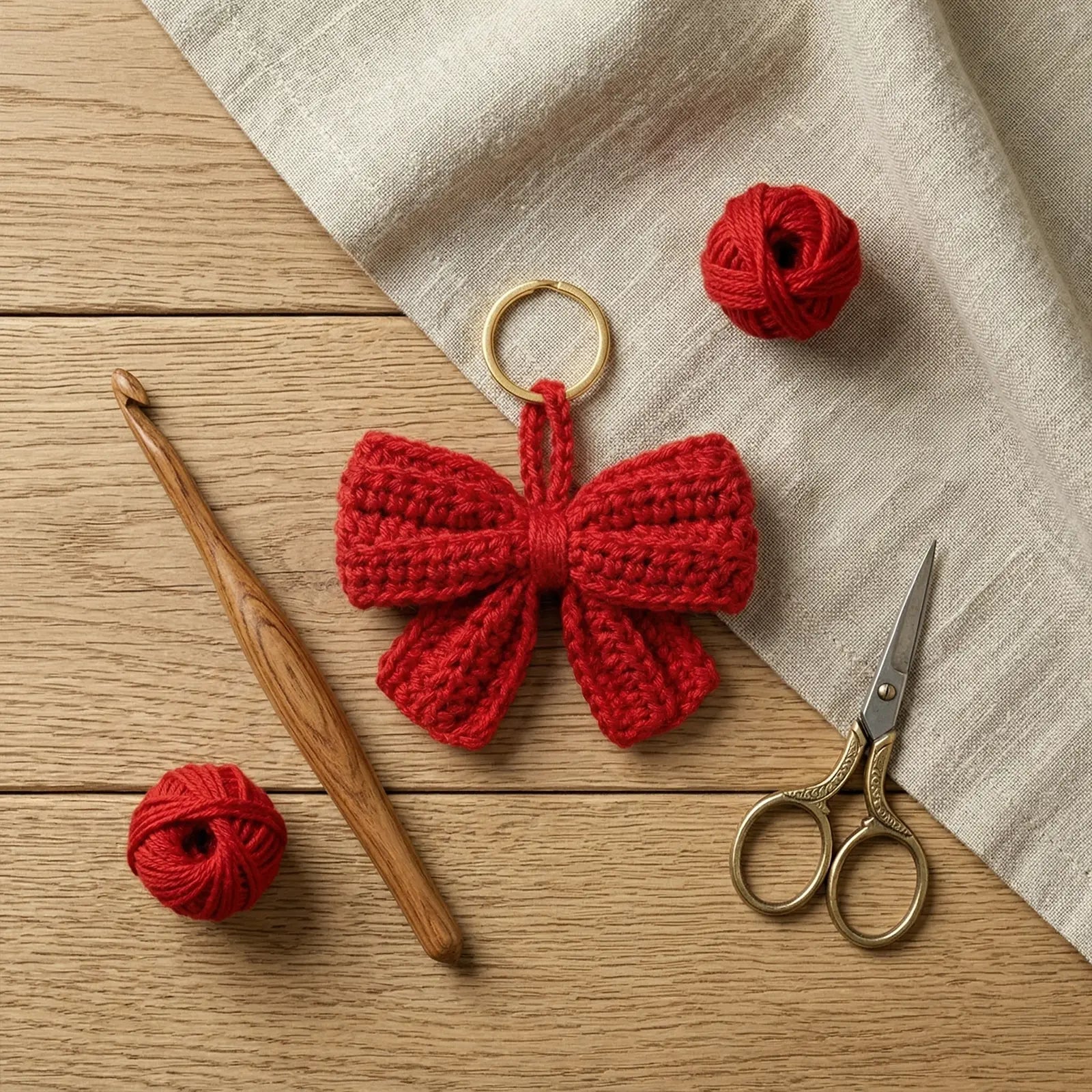 Bow Key Ring