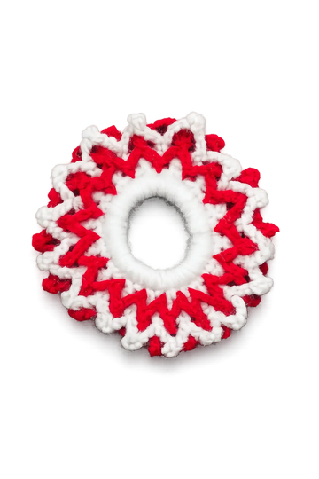 Red Scrunchy Crochet