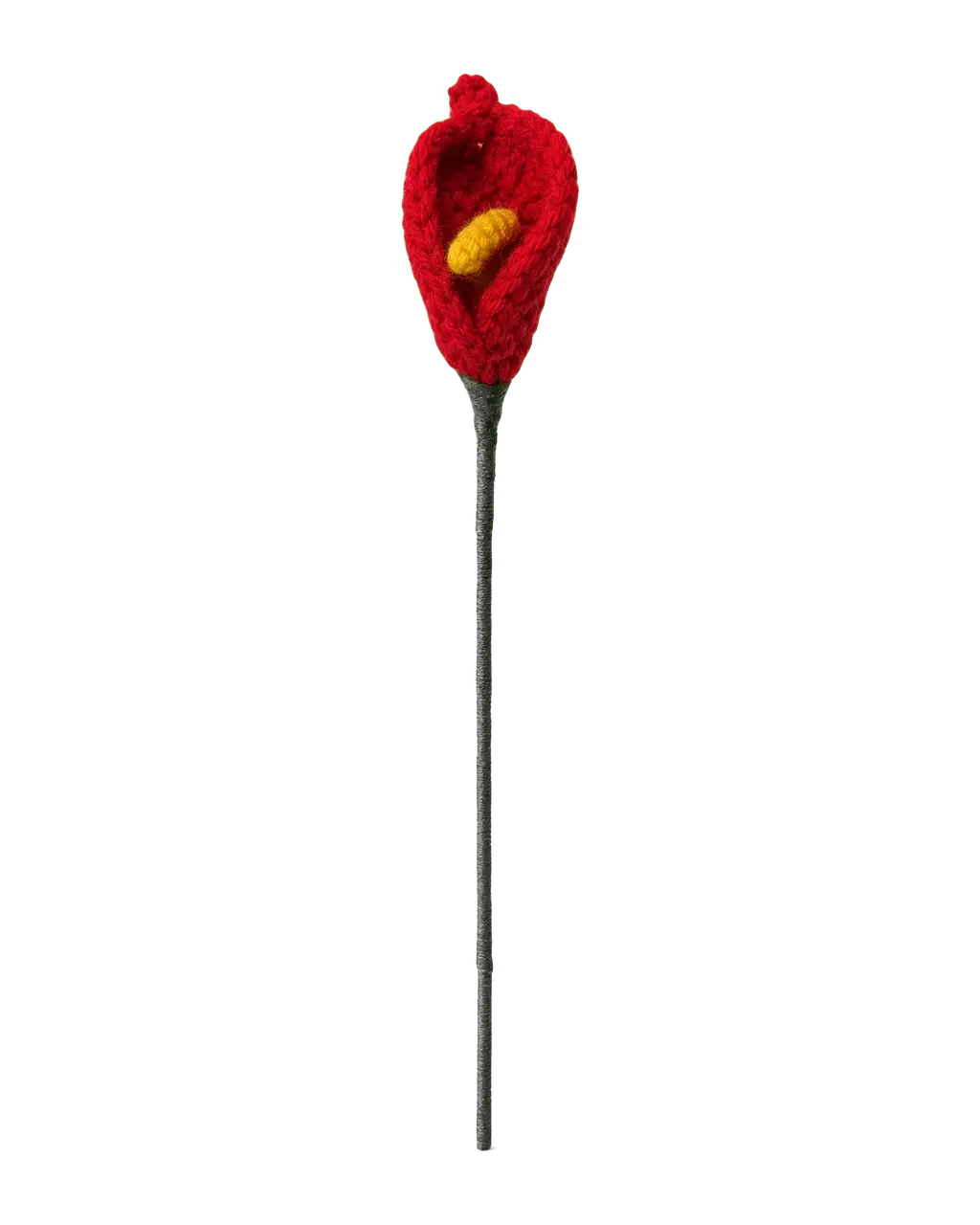 Red Mini Lily Stem