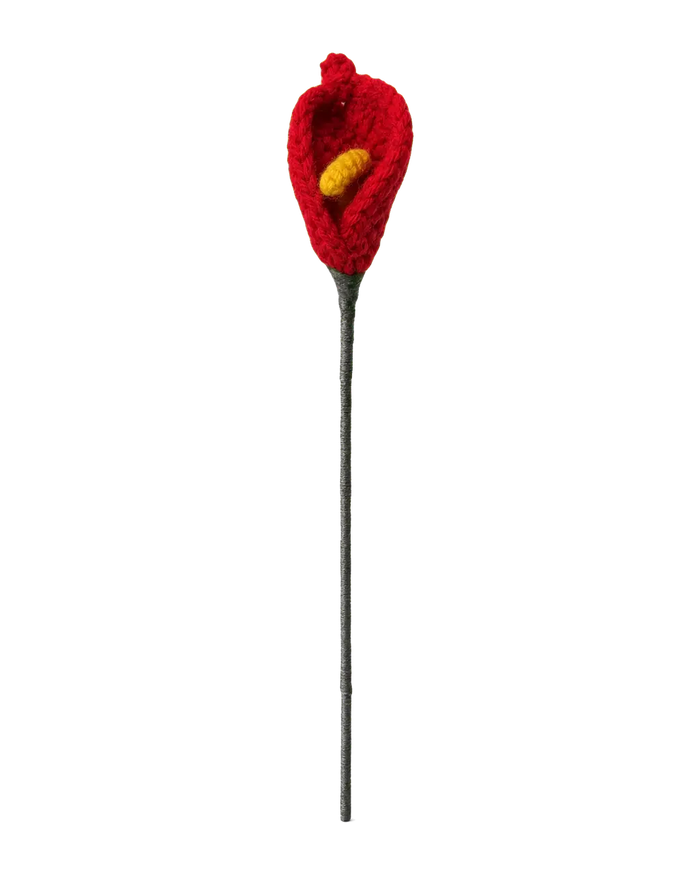 Red Mini Lily Stem