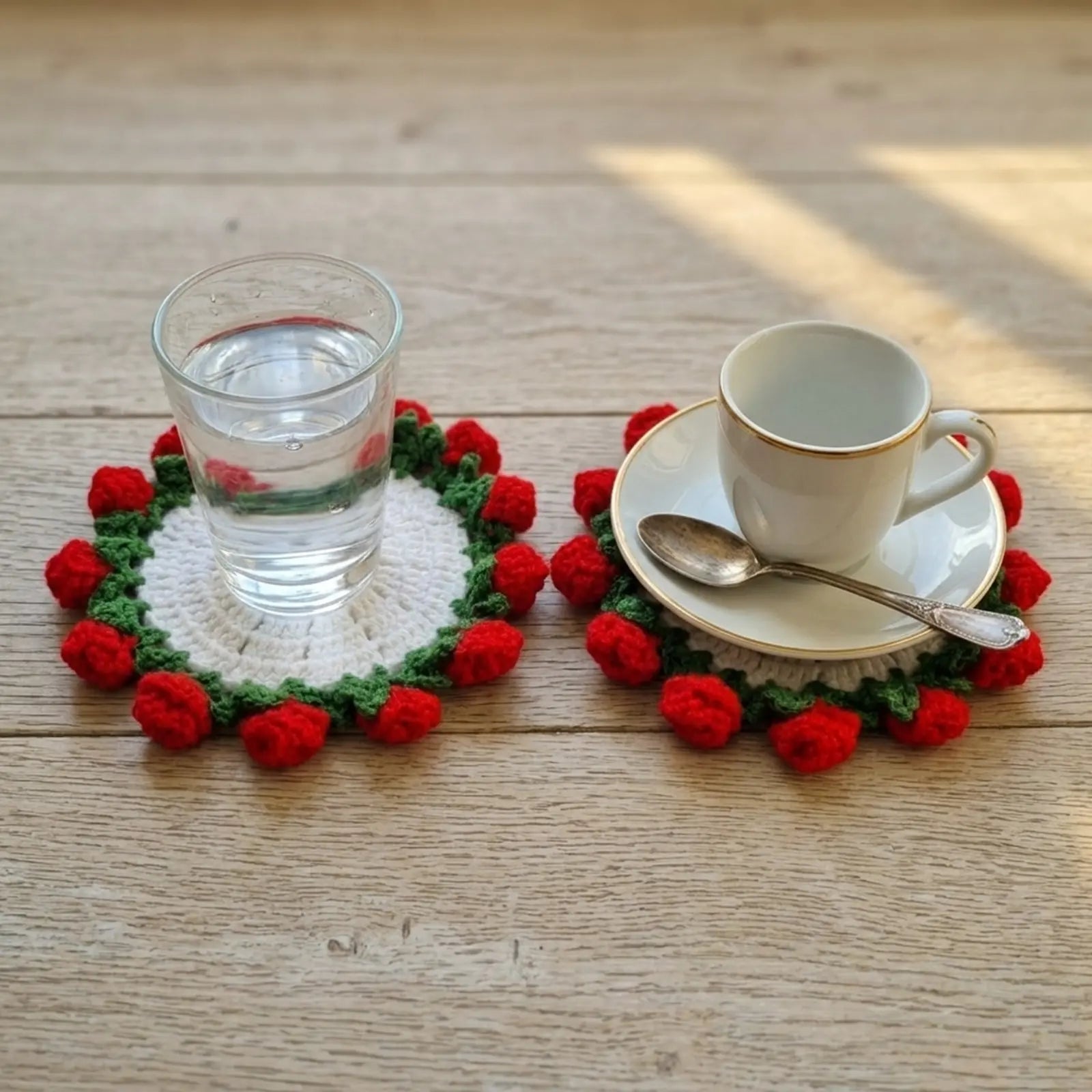Rose Flower Coaster
