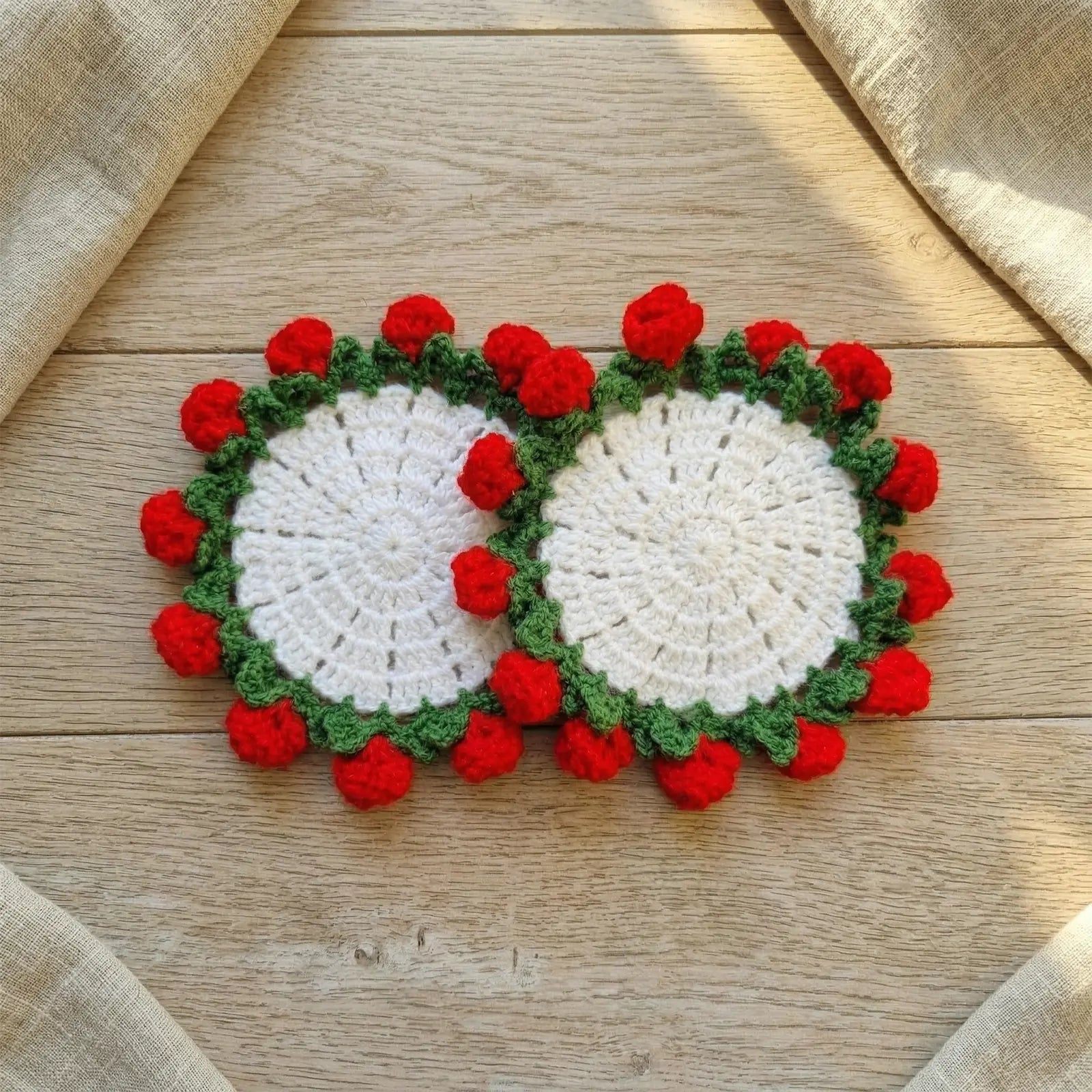 Rose Flower Coaster