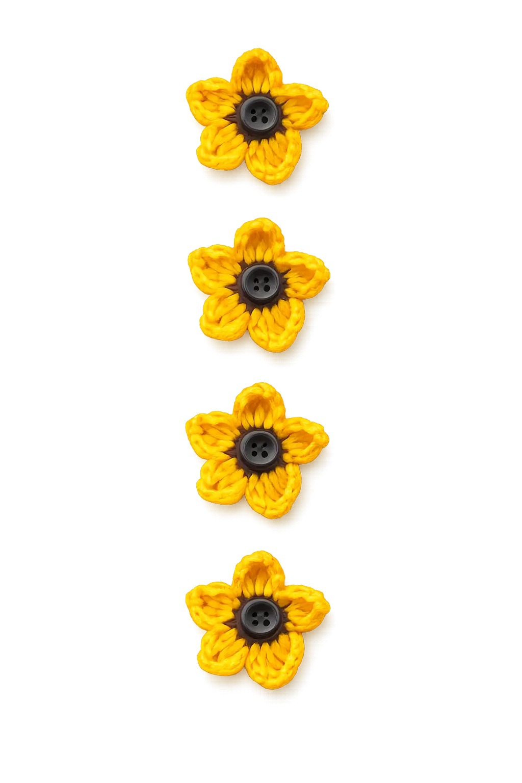 Sunflower Button