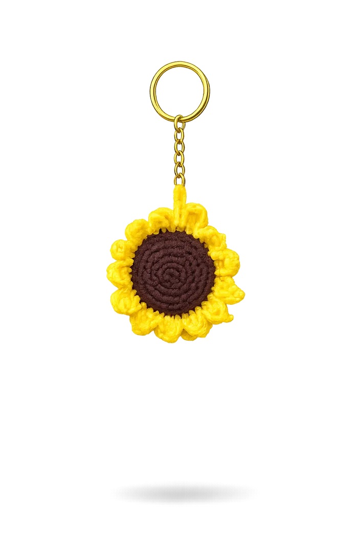 Sunflower Key Ring