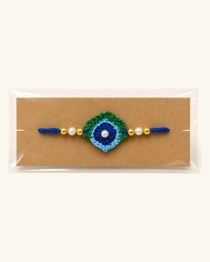Morpankh Crochet Rakhi