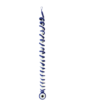 Evil Eye Spiral Hanging (Set of 2) (Dark Blue)
