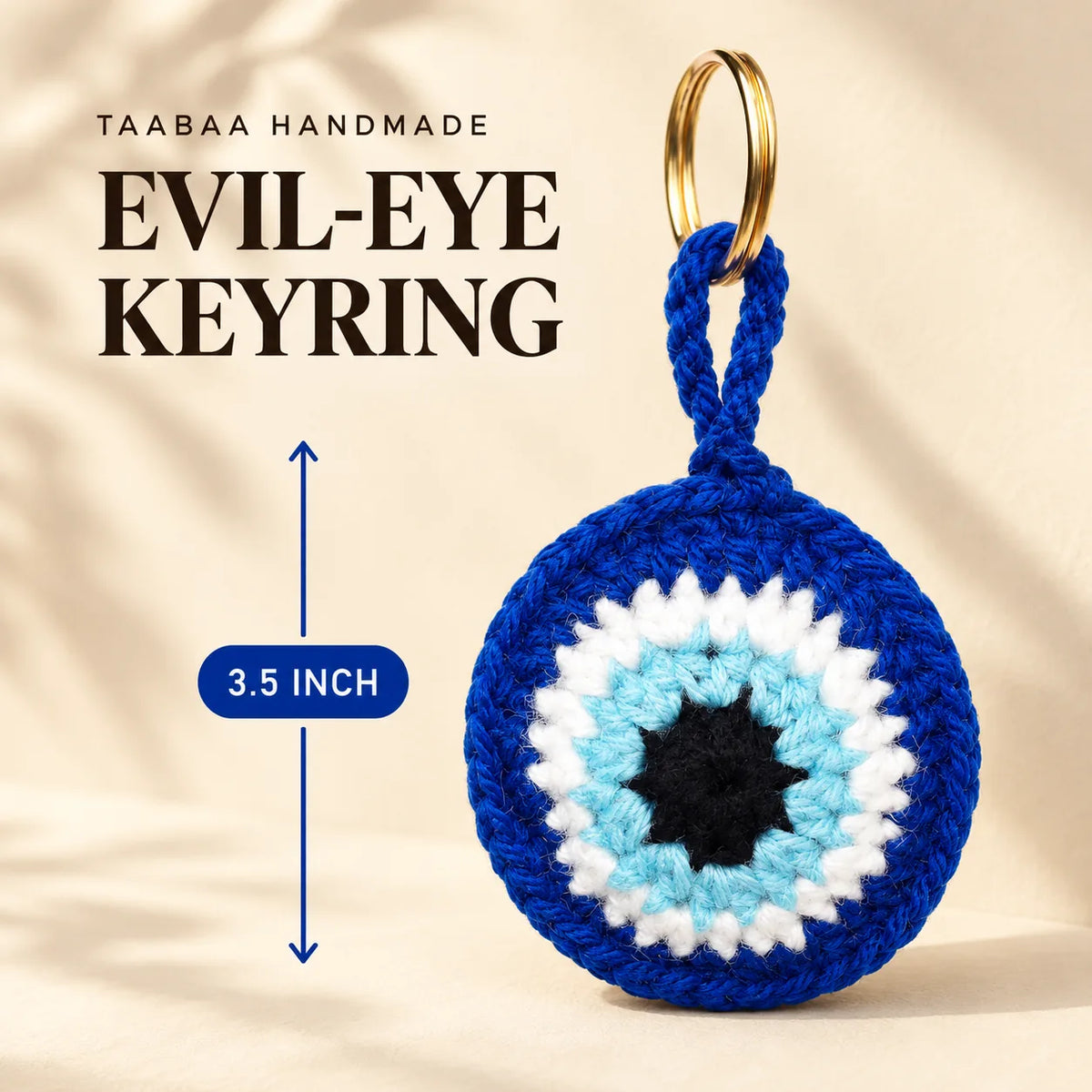 Evil Eye Keychain, 3.5 inch, from the Sabki Diwali Hamper