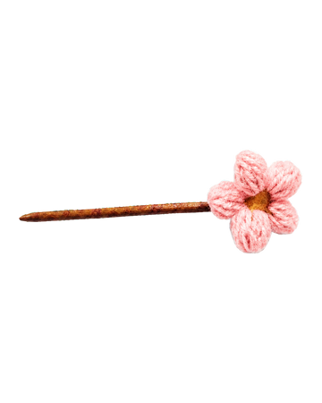 Flower Hair Stick (Pink)
