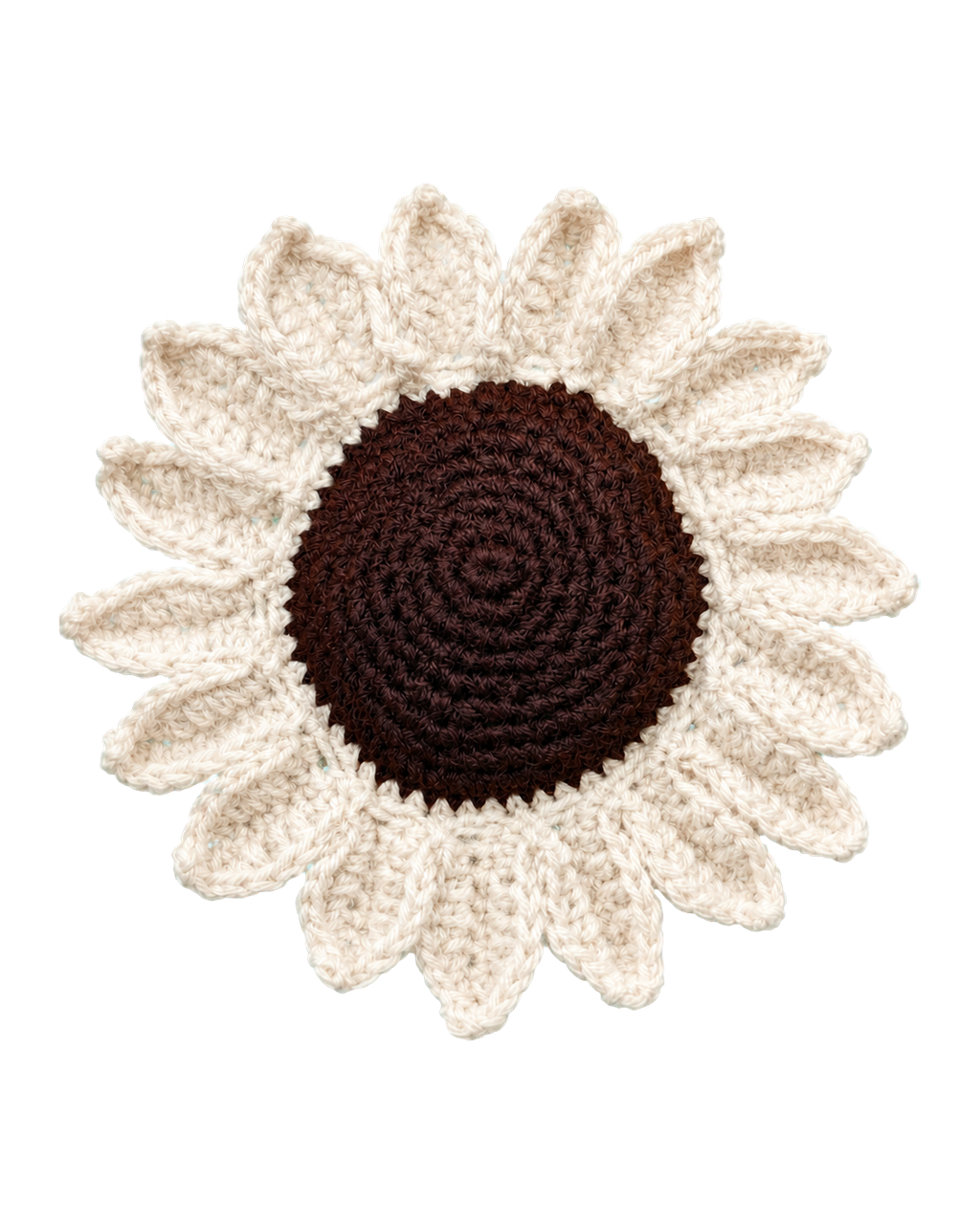 Sunflower curtain Tie in Dark Off White