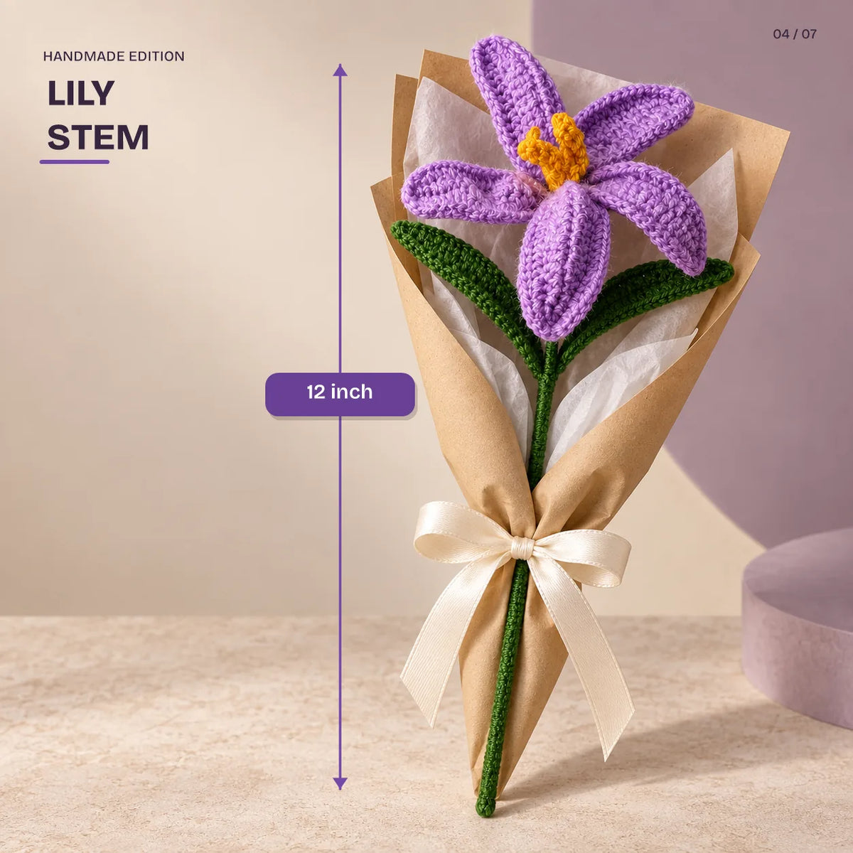 Lily Stem, 12 inch, from the Chai Pe Festive Hamper