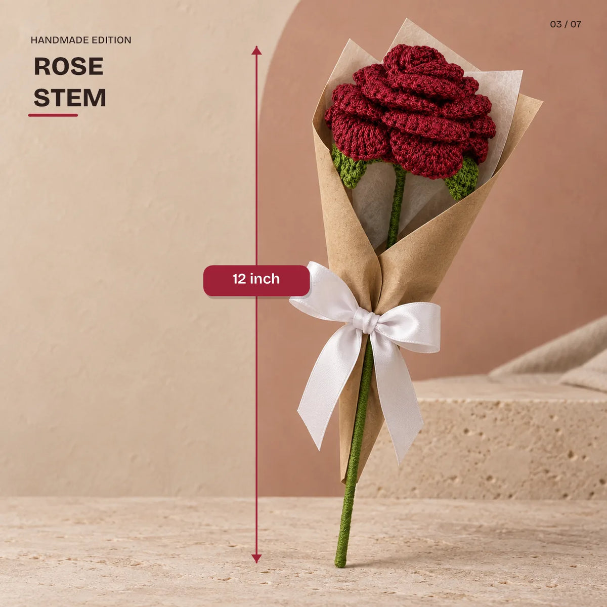 Rose Stem, 12 inch, from the Dilwali Festive Hamper