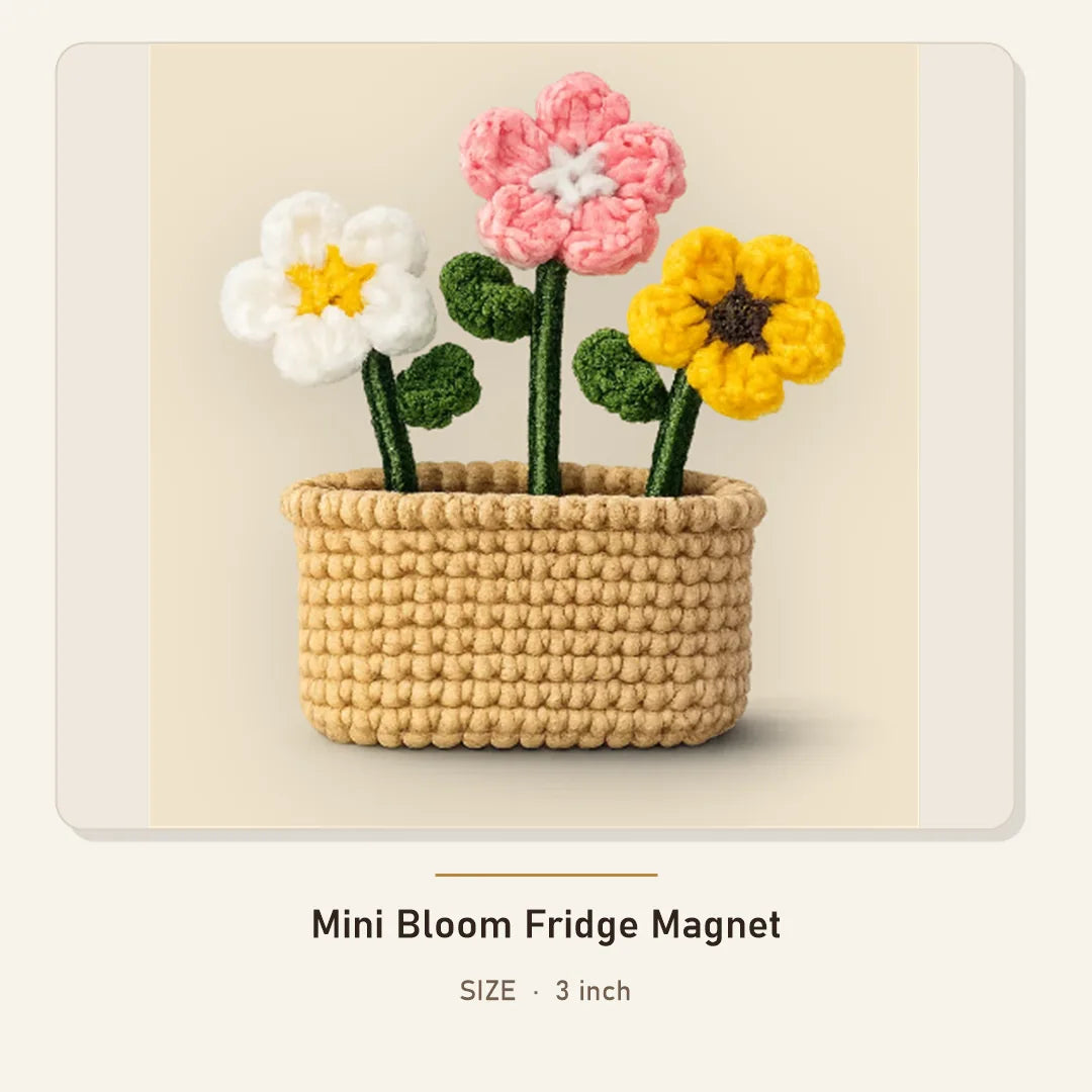 Mini Bloom Fridge Magnet, 3 inch, from the Ghar Ki Festive Hamper
